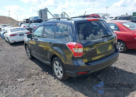 2015 Subaru Forester 2.5I Premium из США, поврежденный, VIN JF2SJADC8FH587964